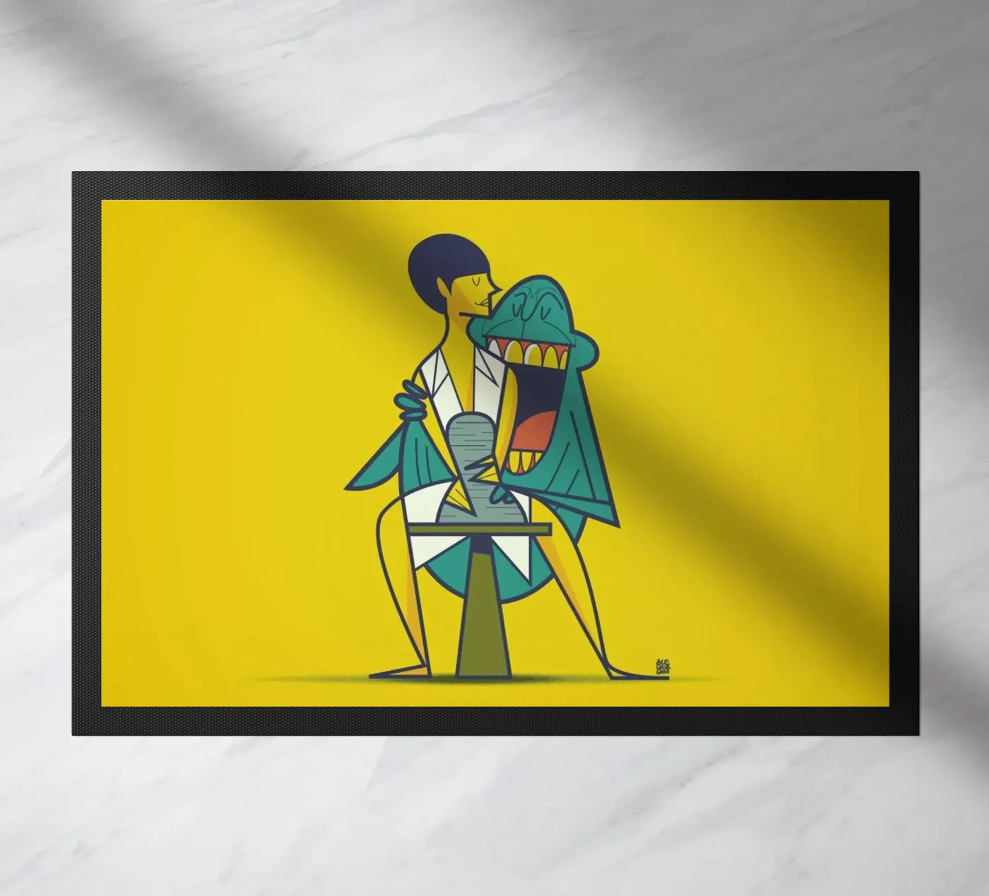 Ghost Fußmatte von Ale Giorgini