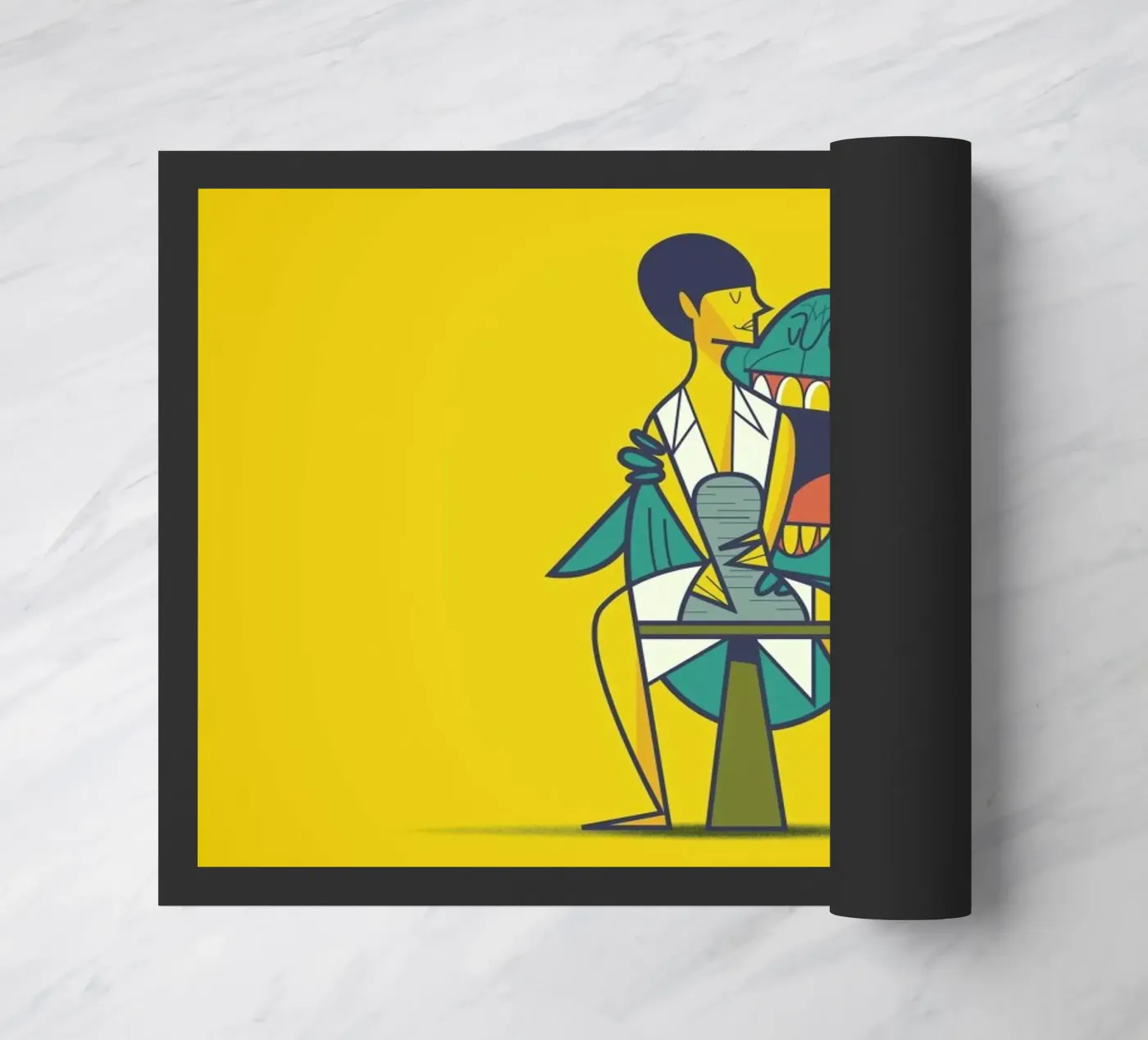Ghost doormat by Ale Giorgini