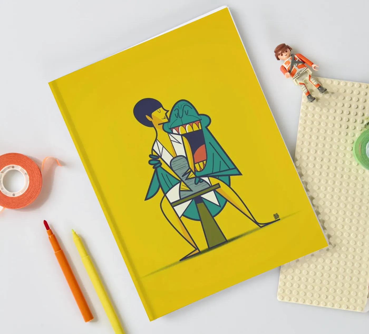 Ghost notebook by Ale Giorgini