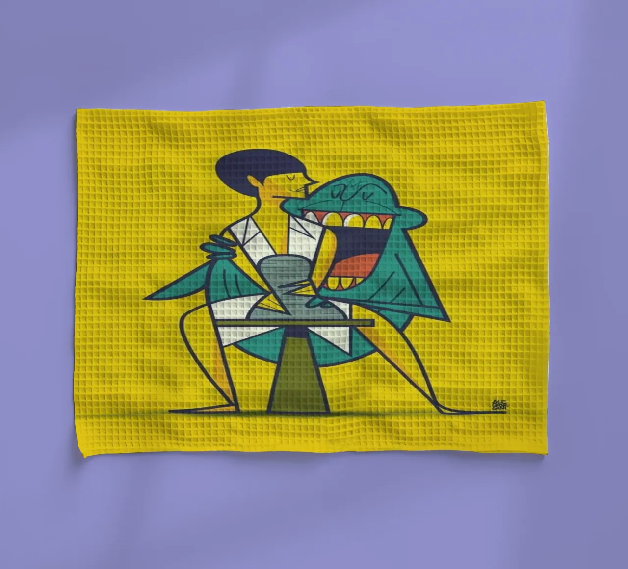 Ghost theedoek van Ale Giorgini