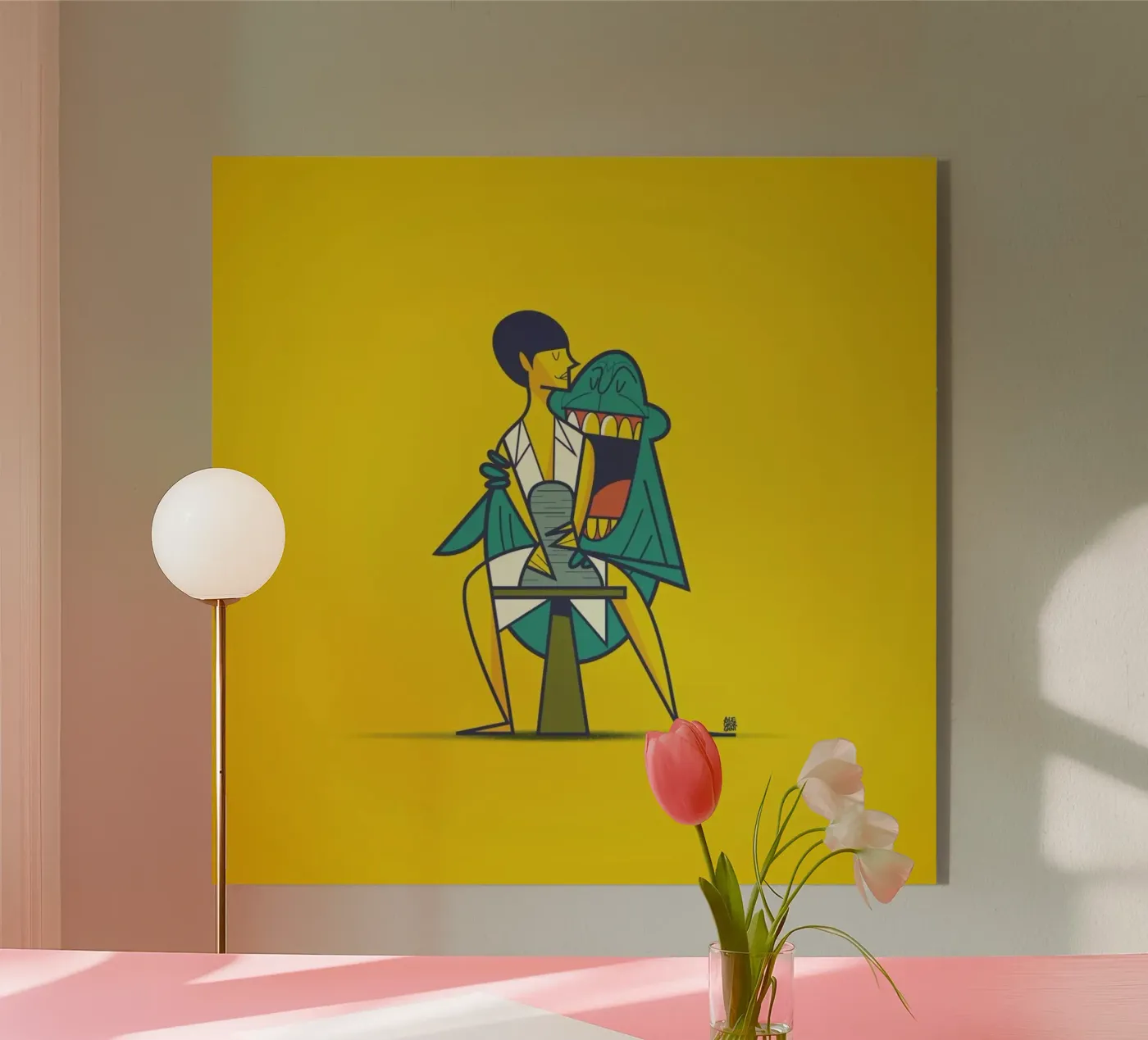 Ghost acrylic glass by Ale Giorgini