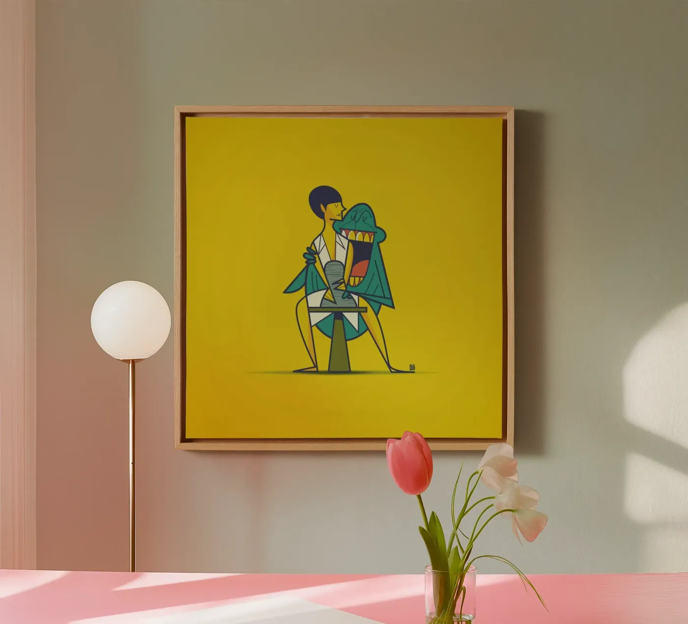 Ghost Leinwand von Ale Giorgini