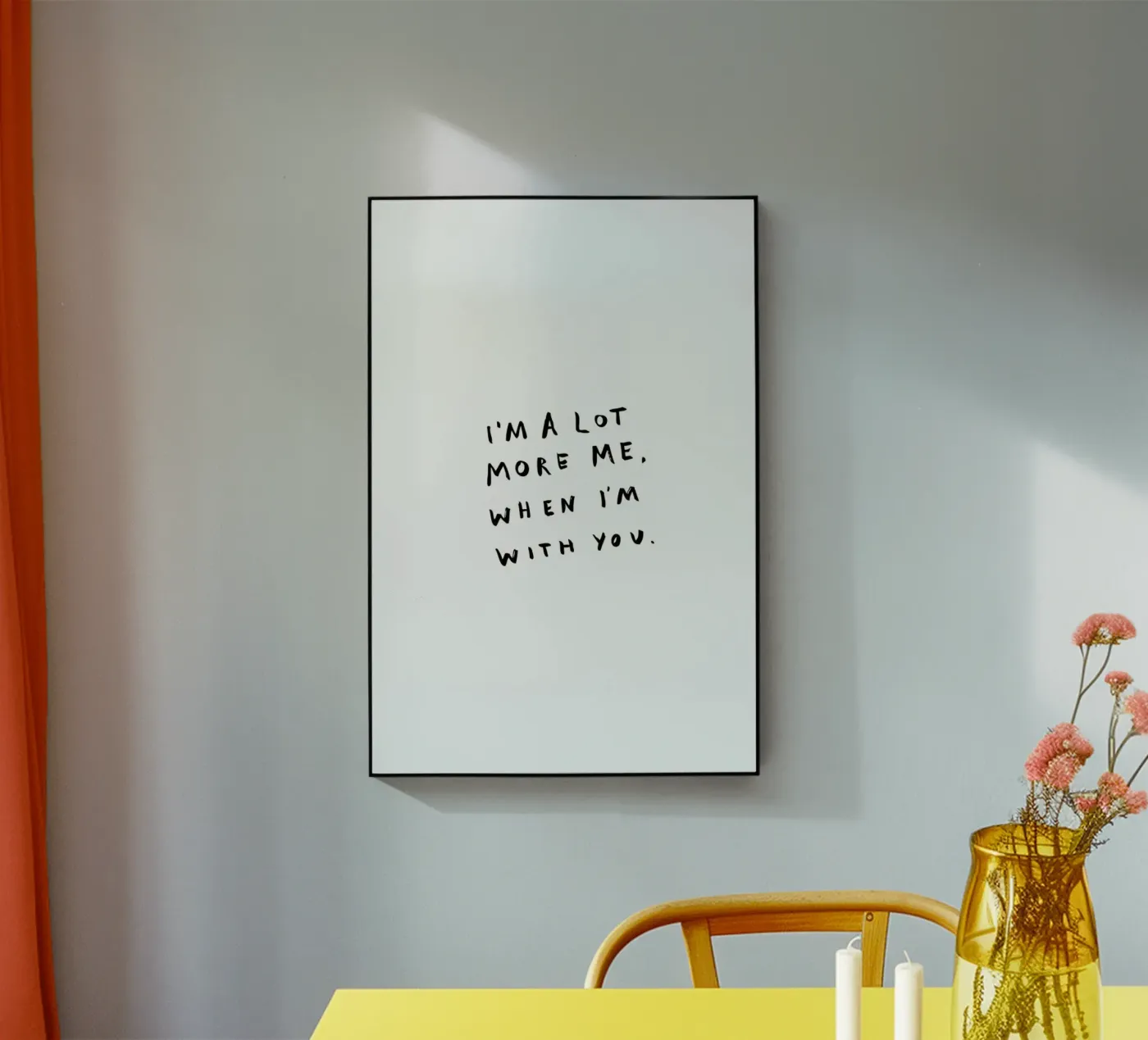 More Me acrylic glass by typealive