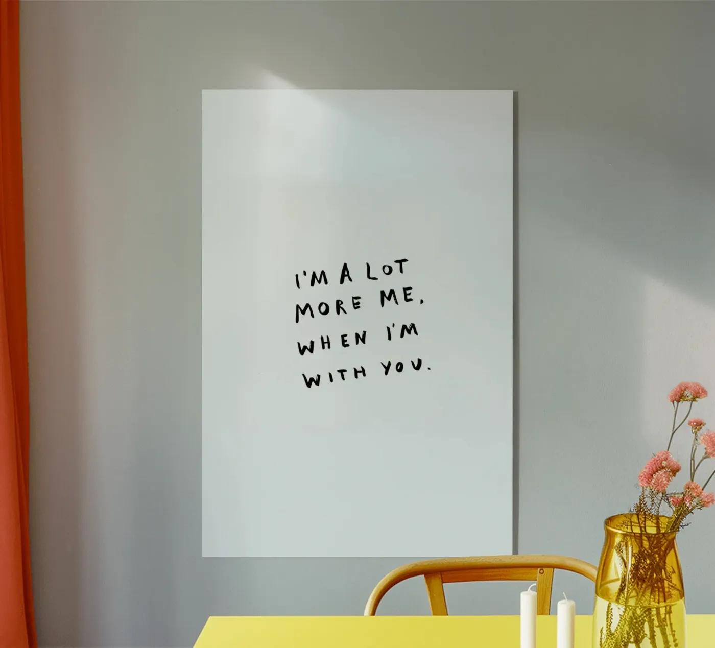 More Me acrylic glass by typealive