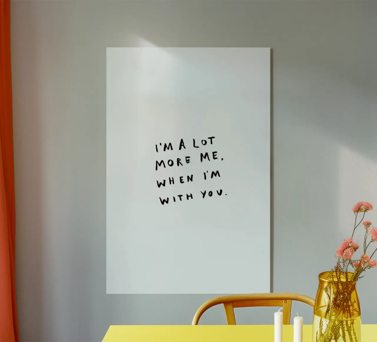 More Me acrylic glass by typealive