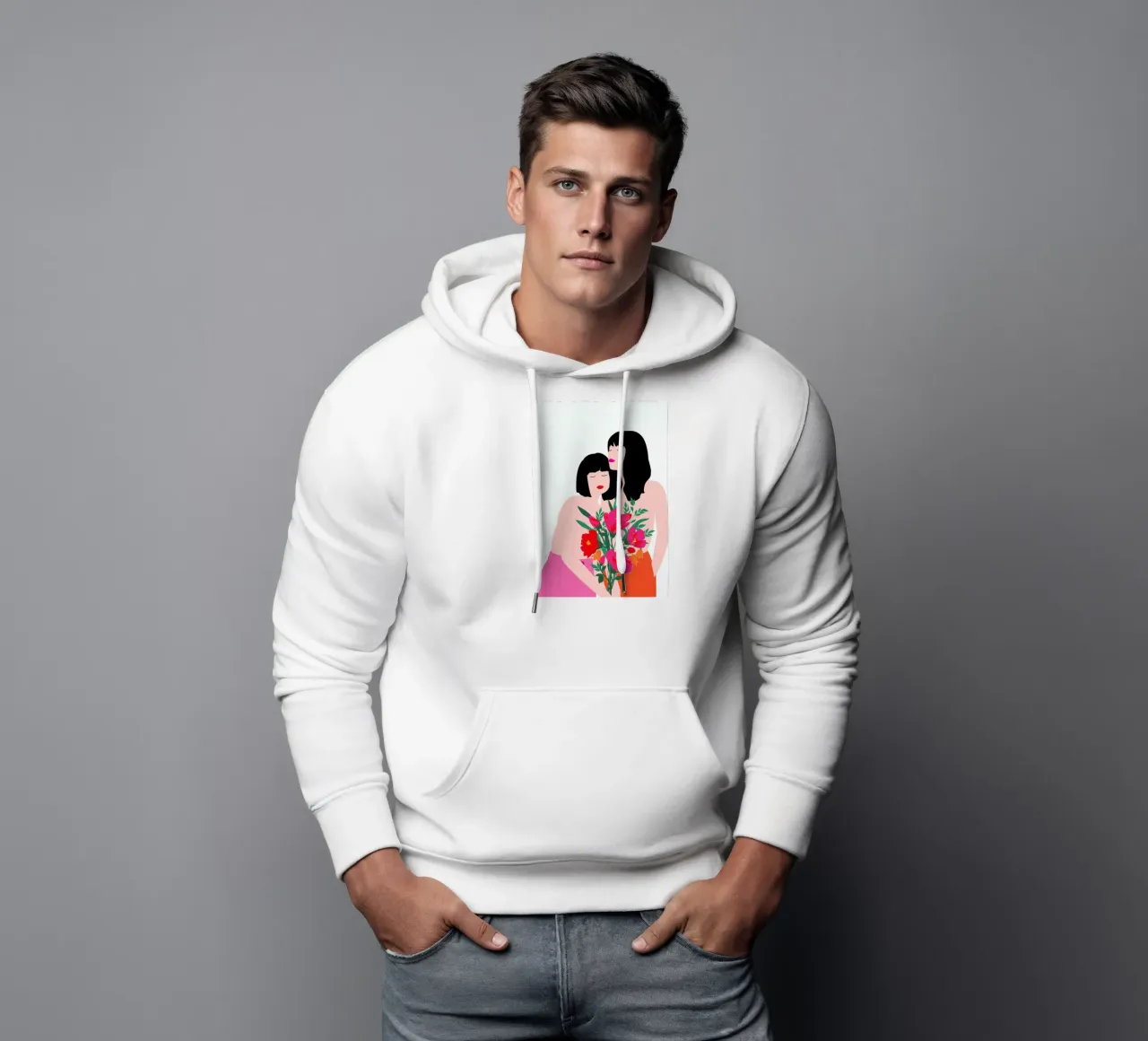 Spring Goddess felpa con cappuccio da Céleste Wallaert