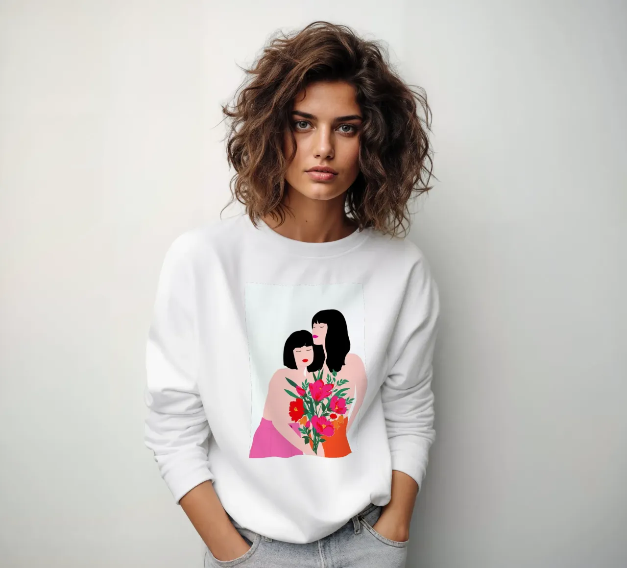 Spring Goddess felpa da Céleste Wallaert