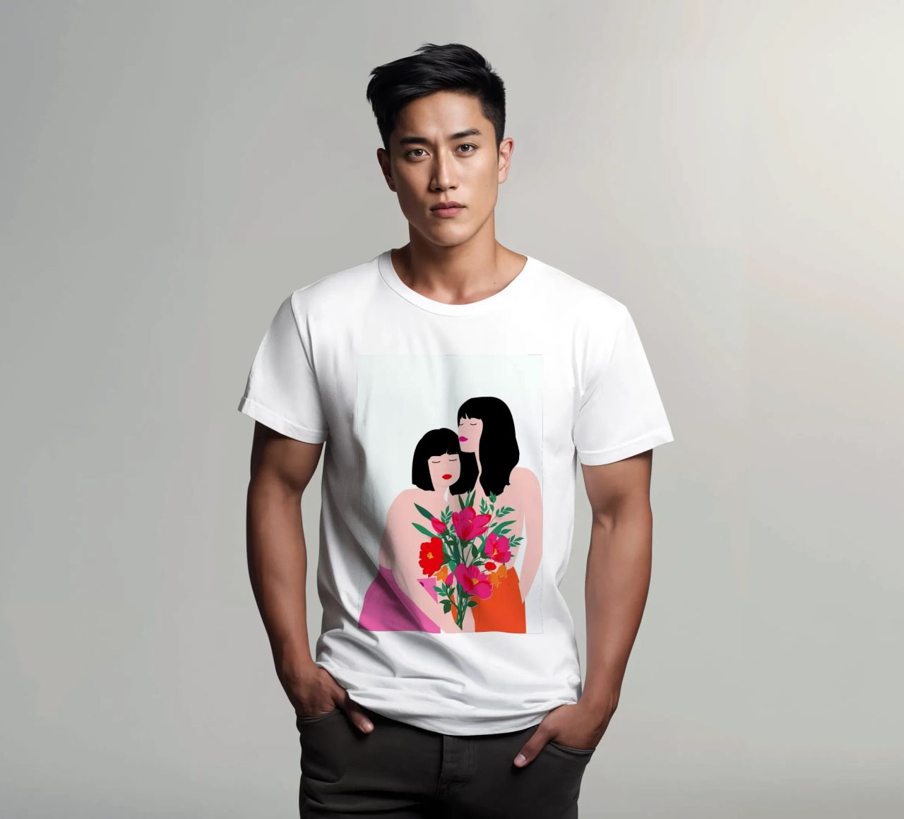 Spring Goddess t-shirt da Céleste Wallaert