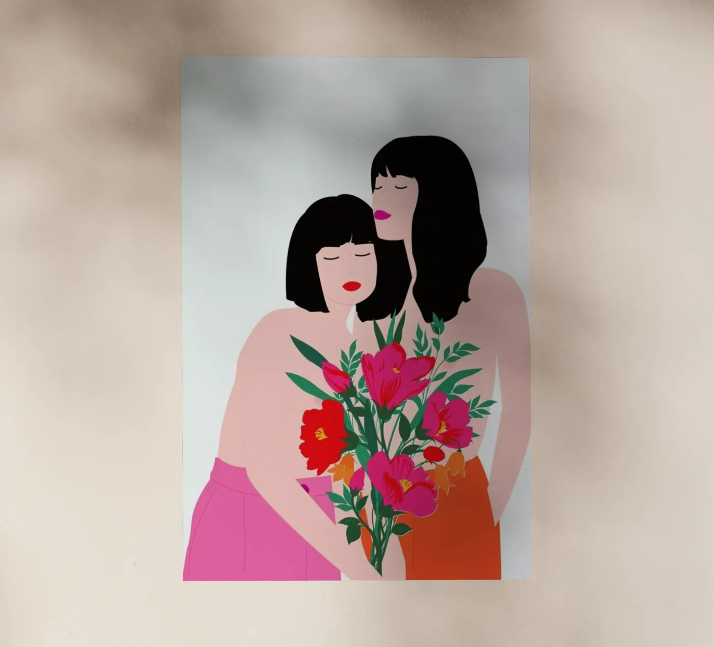 Spring Goddess backlit folie van Céleste Wallaert