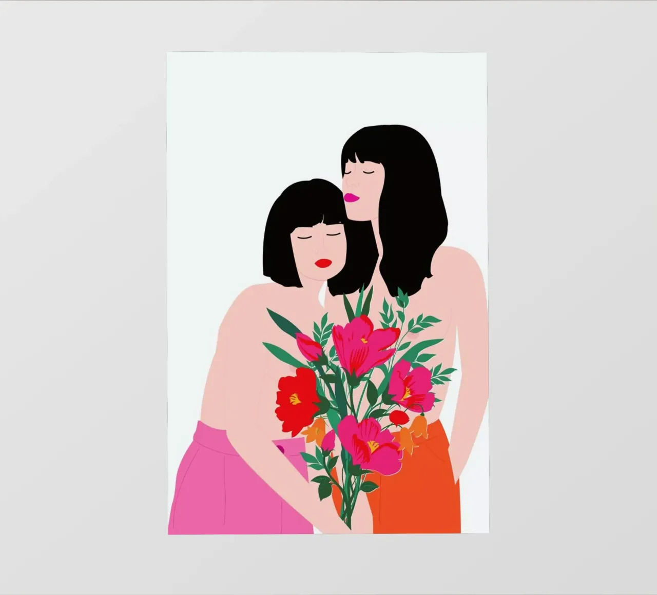 Spring Goddess pellicola backlit da Céleste Wallaert