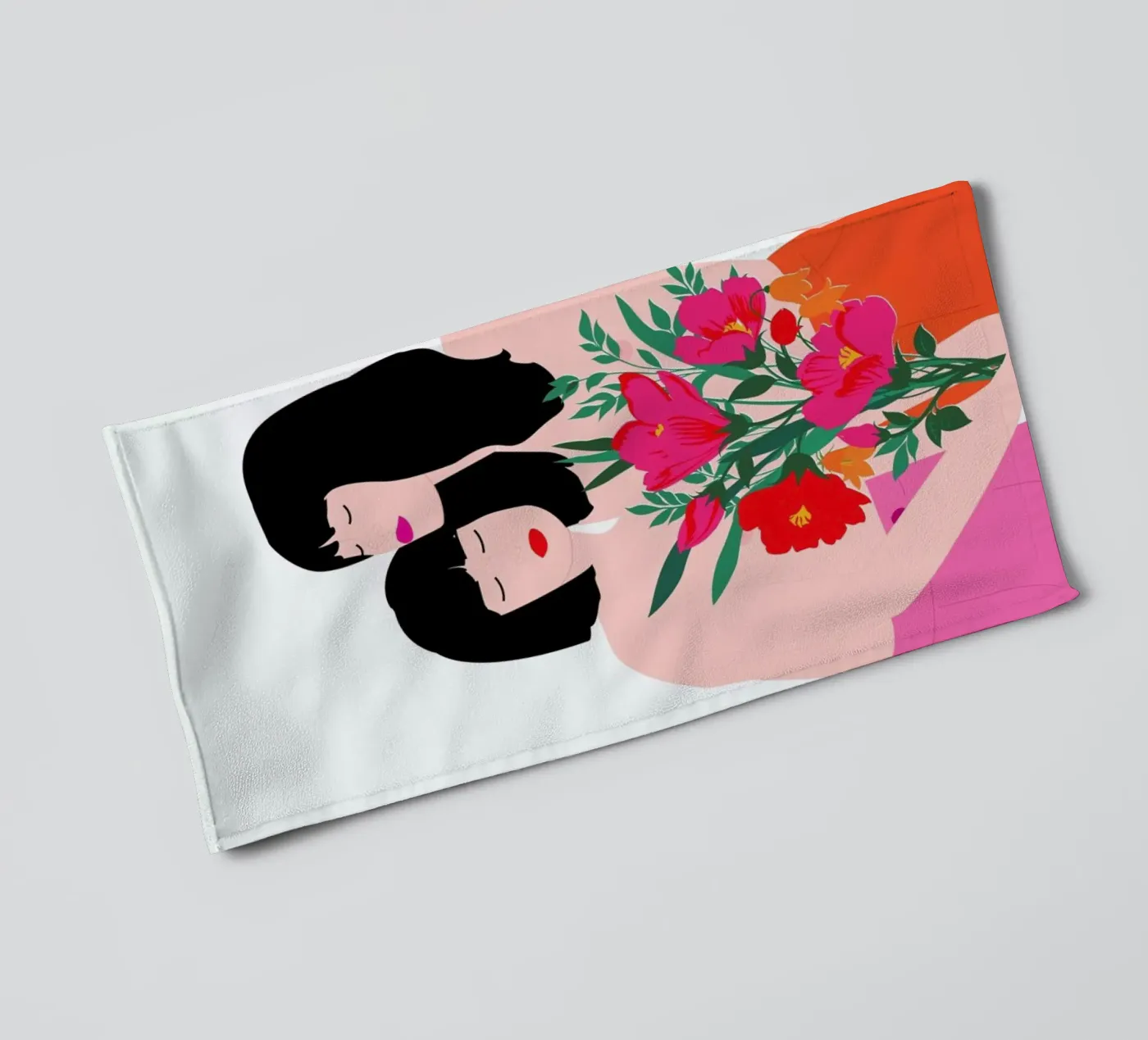 Spring Goddess towel by Céleste Wallaert