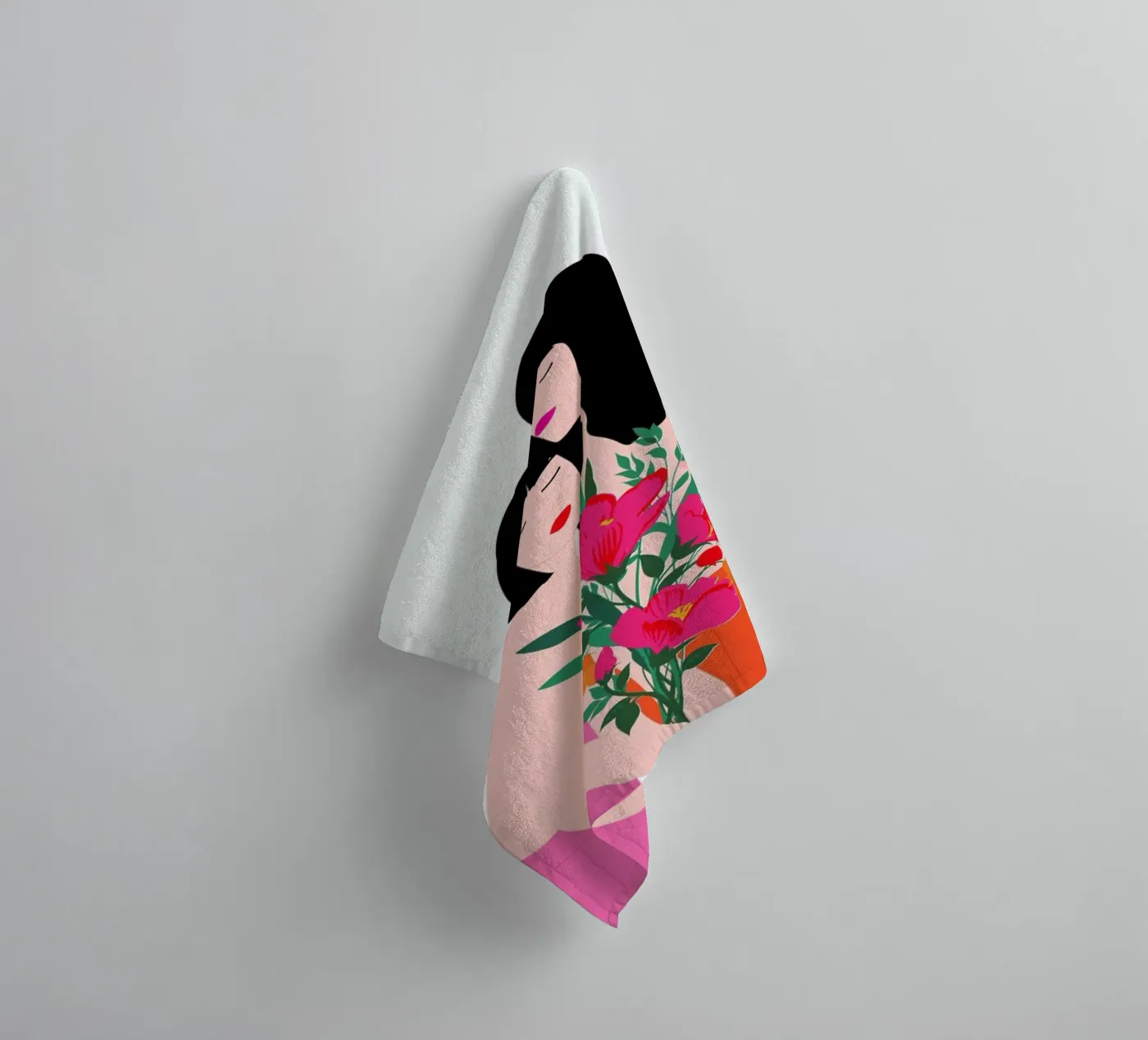 Spring Goddess towel by Céleste Wallaert