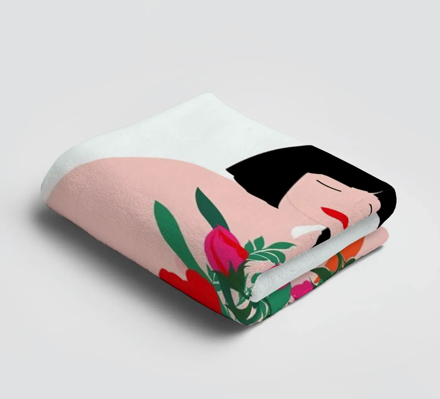 Spring Goddess towel by Céleste Wallaert