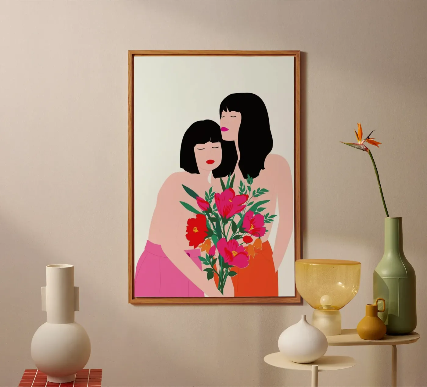 Spring Goddess alluminio dibond da Céleste Wallaert