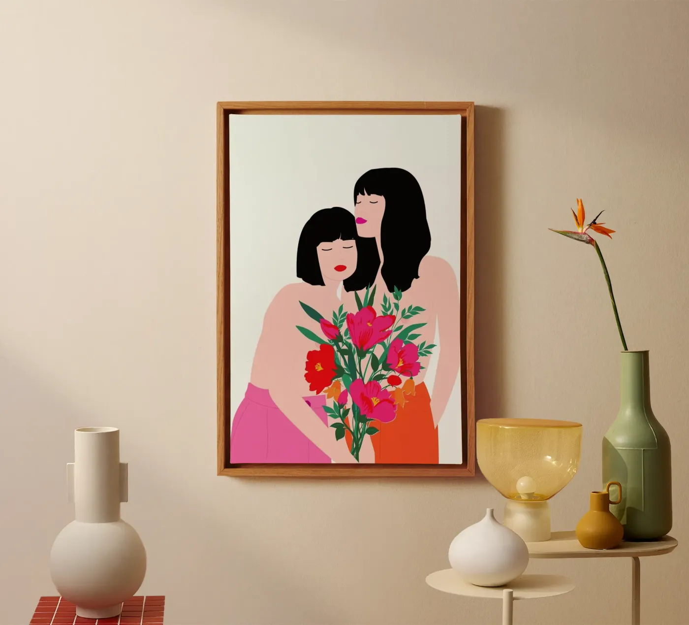 Spring Goddess tela da Céleste Wallaert