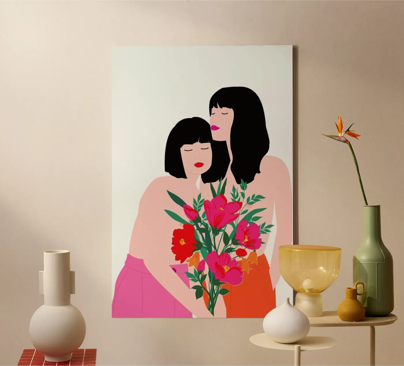 Spring Goddess tela da Céleste Wallaert