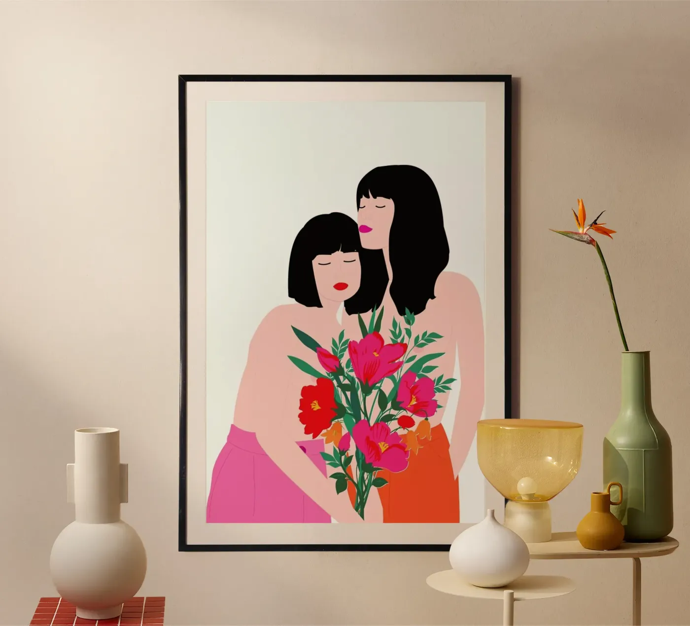 Spring Goddess poster da Céleste Wallaert