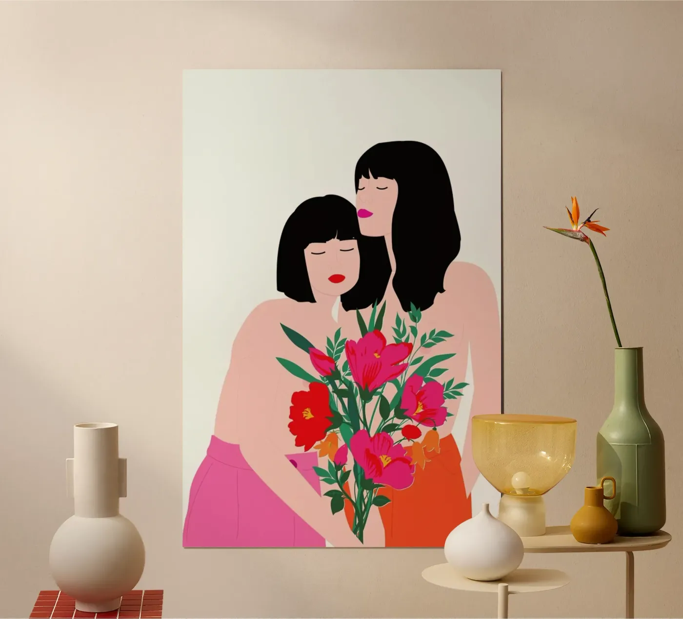 Spring Goddess poster da Céleste Wallaert