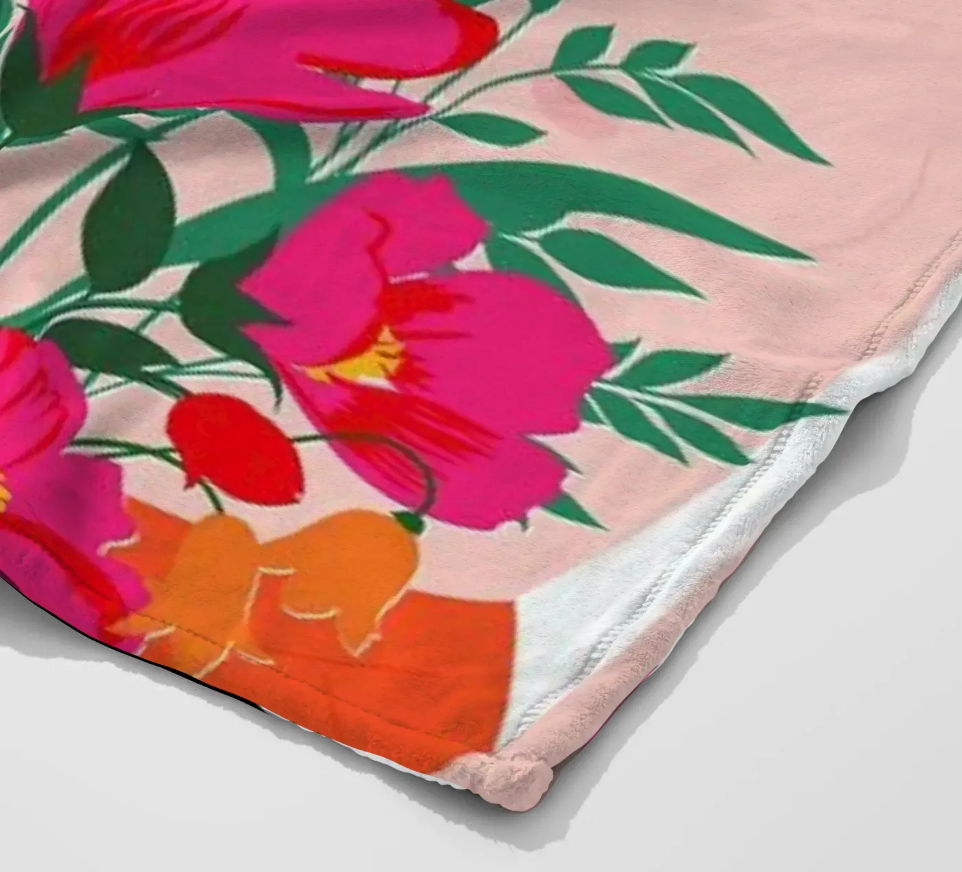 Spring Goddess fleece blanket by Céleste Wallaert