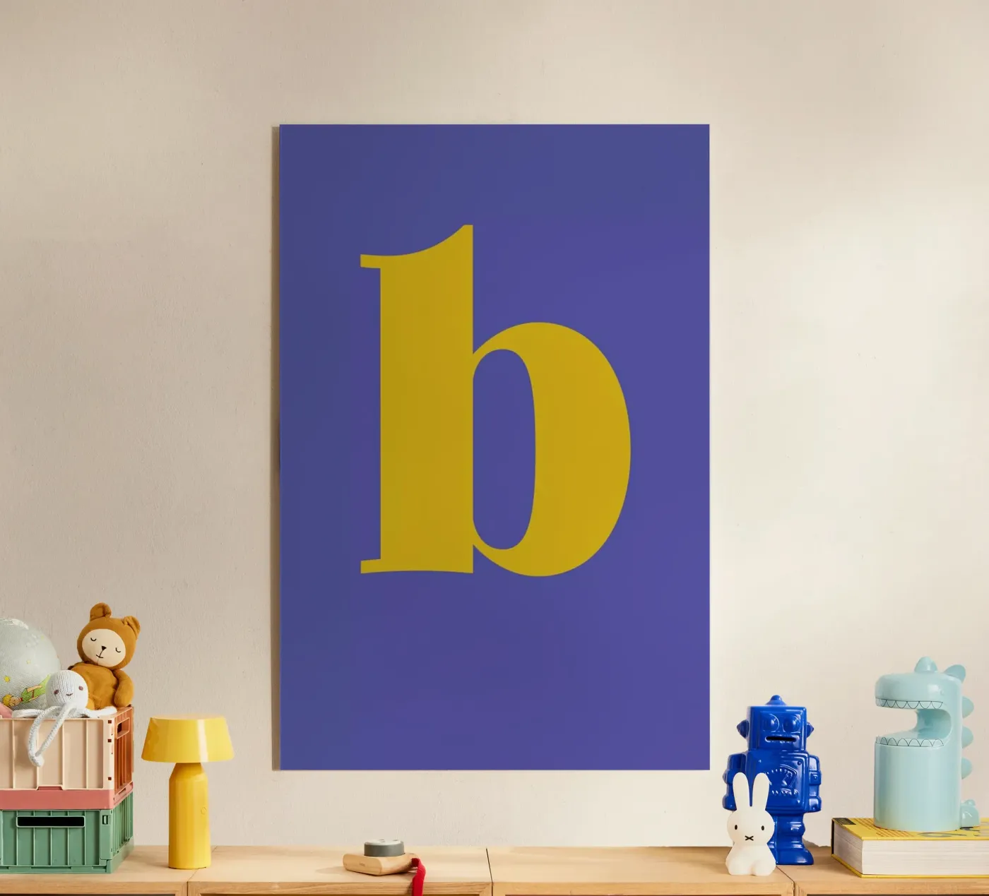 Blue Letter B plexiglass da Studio One