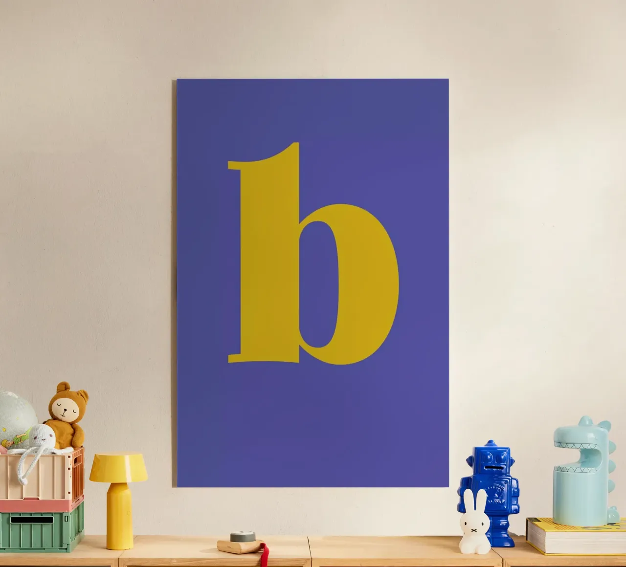 Blue Letter B plexiglass da Studio One