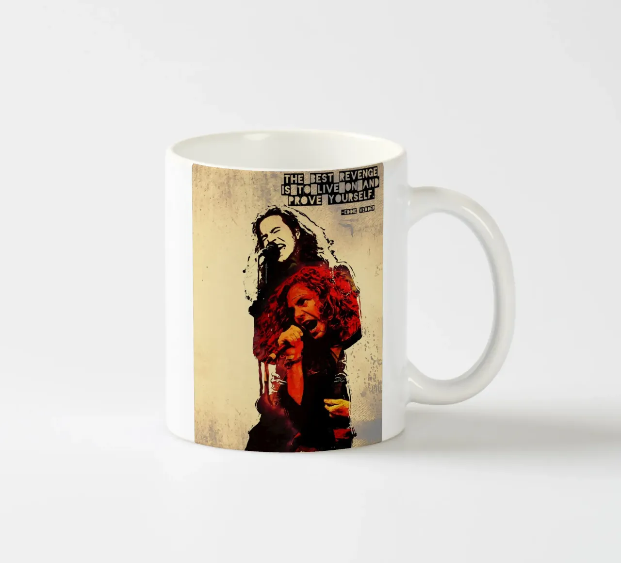 Eddie Vedder Citazione tazza in ceramica da Gunawan Rb