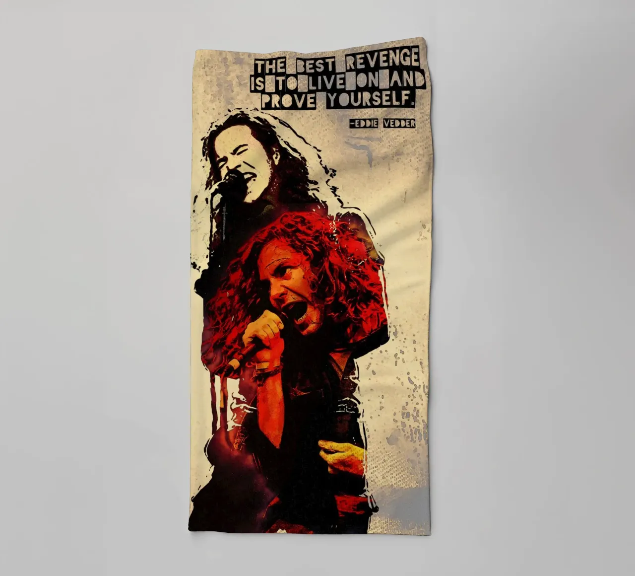 Eddie Vedder Citazione asciugamano da bagno da Gunawan Rb