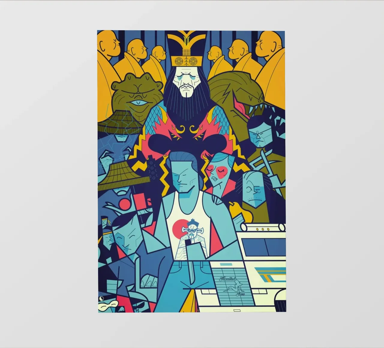 Little China telo in pvc da Ale Giorgini