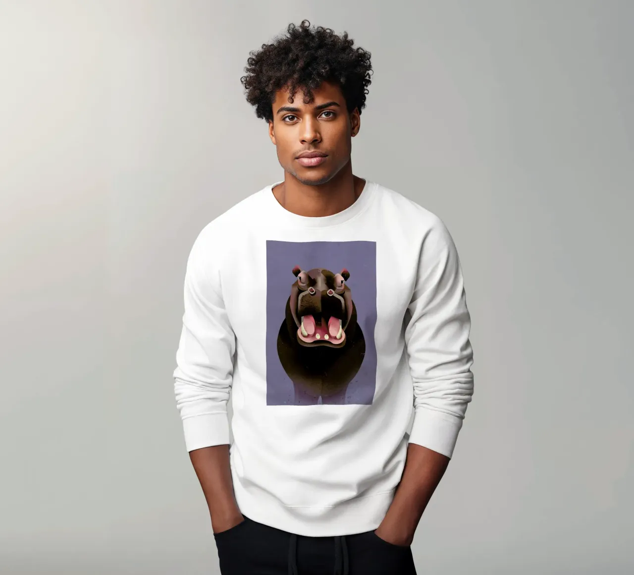 Hippo felpa da Dieter Braun