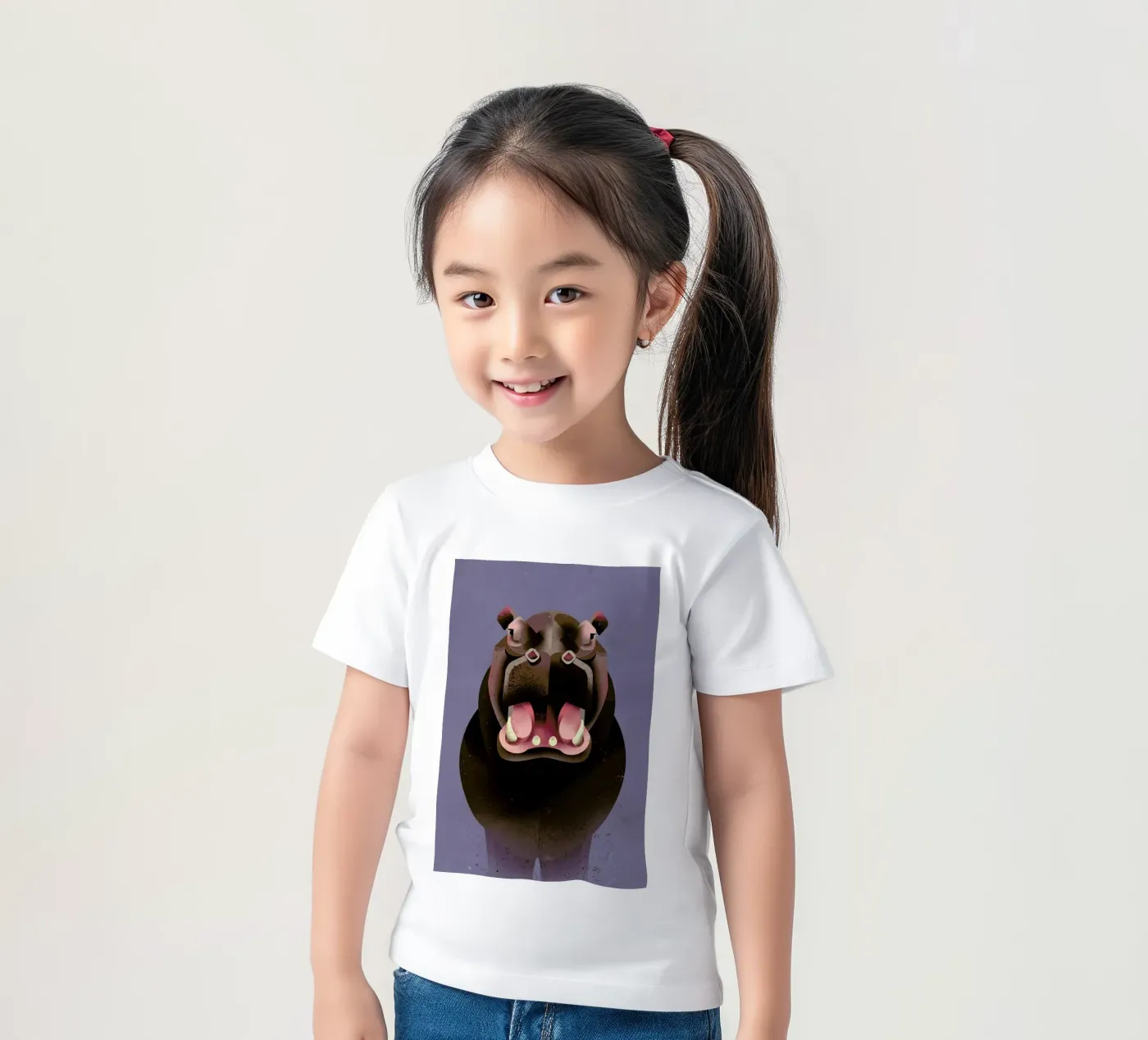 Hippo t-shirt bambini da Dieter Braun