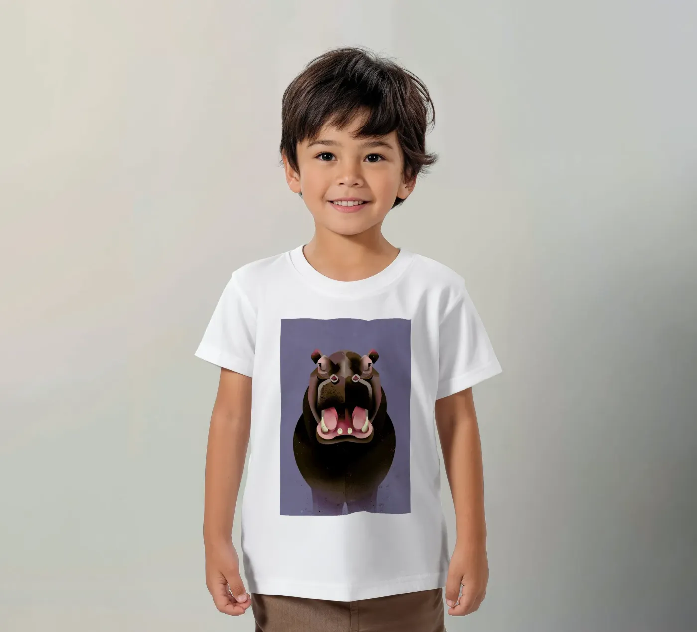 Hippo t-shirt bambini da Dieter Braun