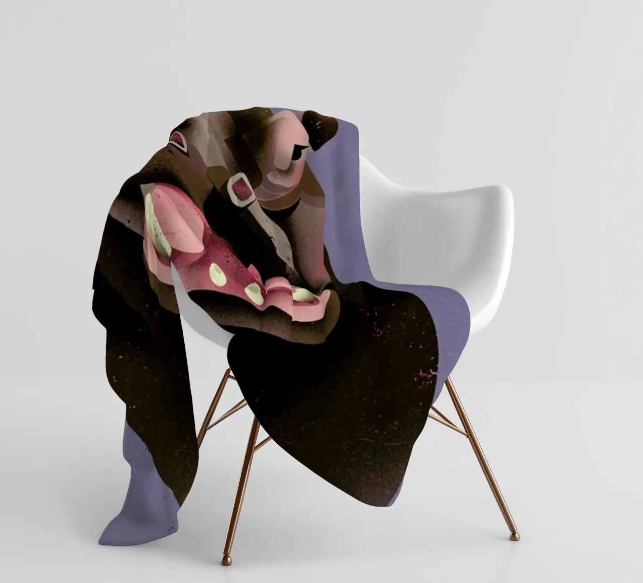 Hippo coperta in pile da Dieter Braun