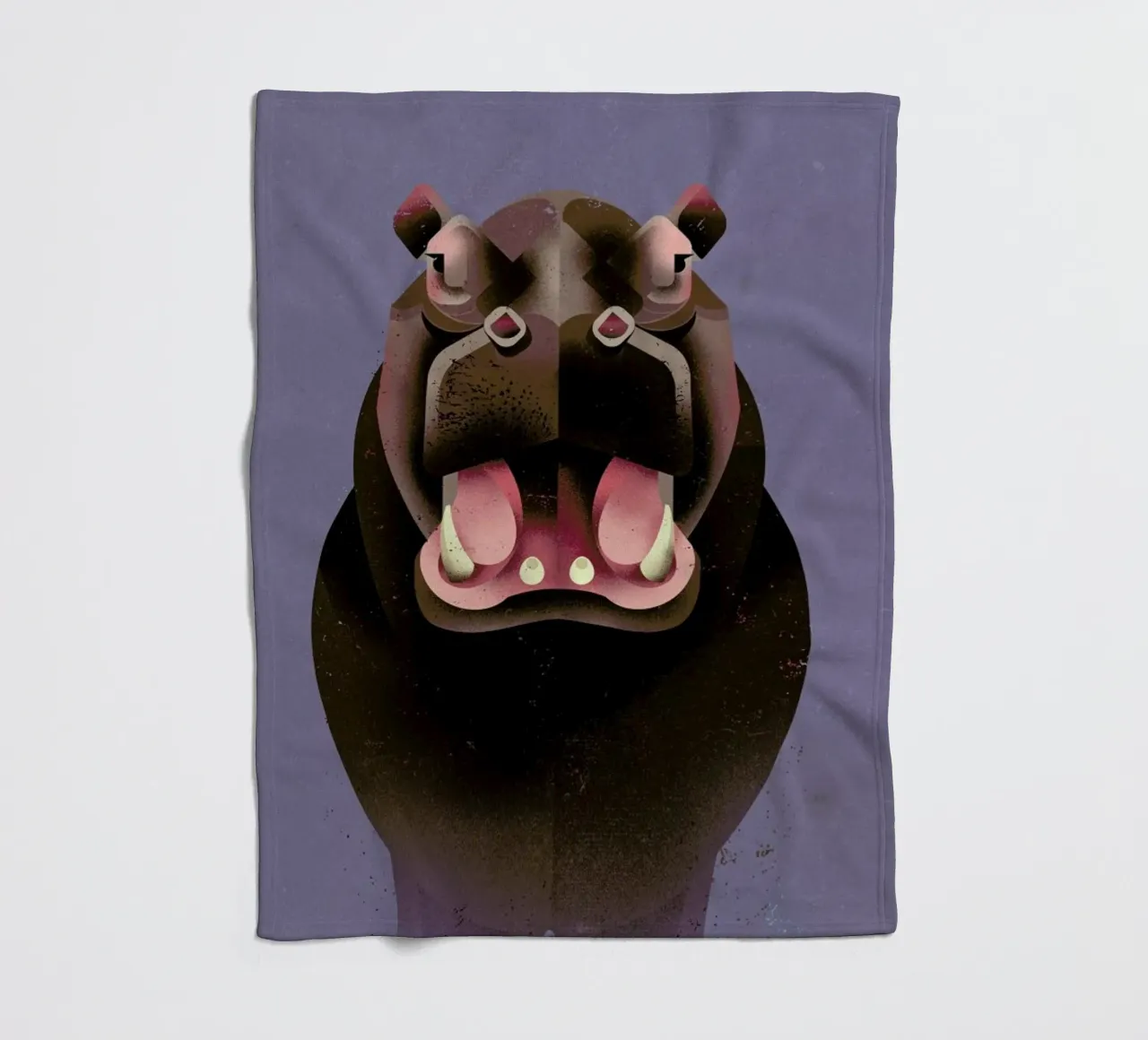 Hippo coperta in pile da Dieter Braun
