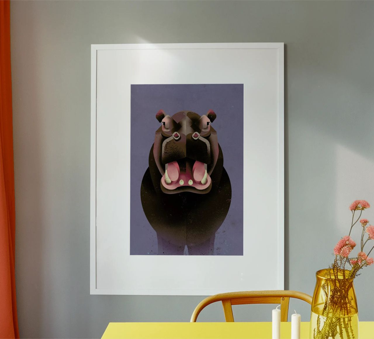 Hippo Poster von Dieter Braun