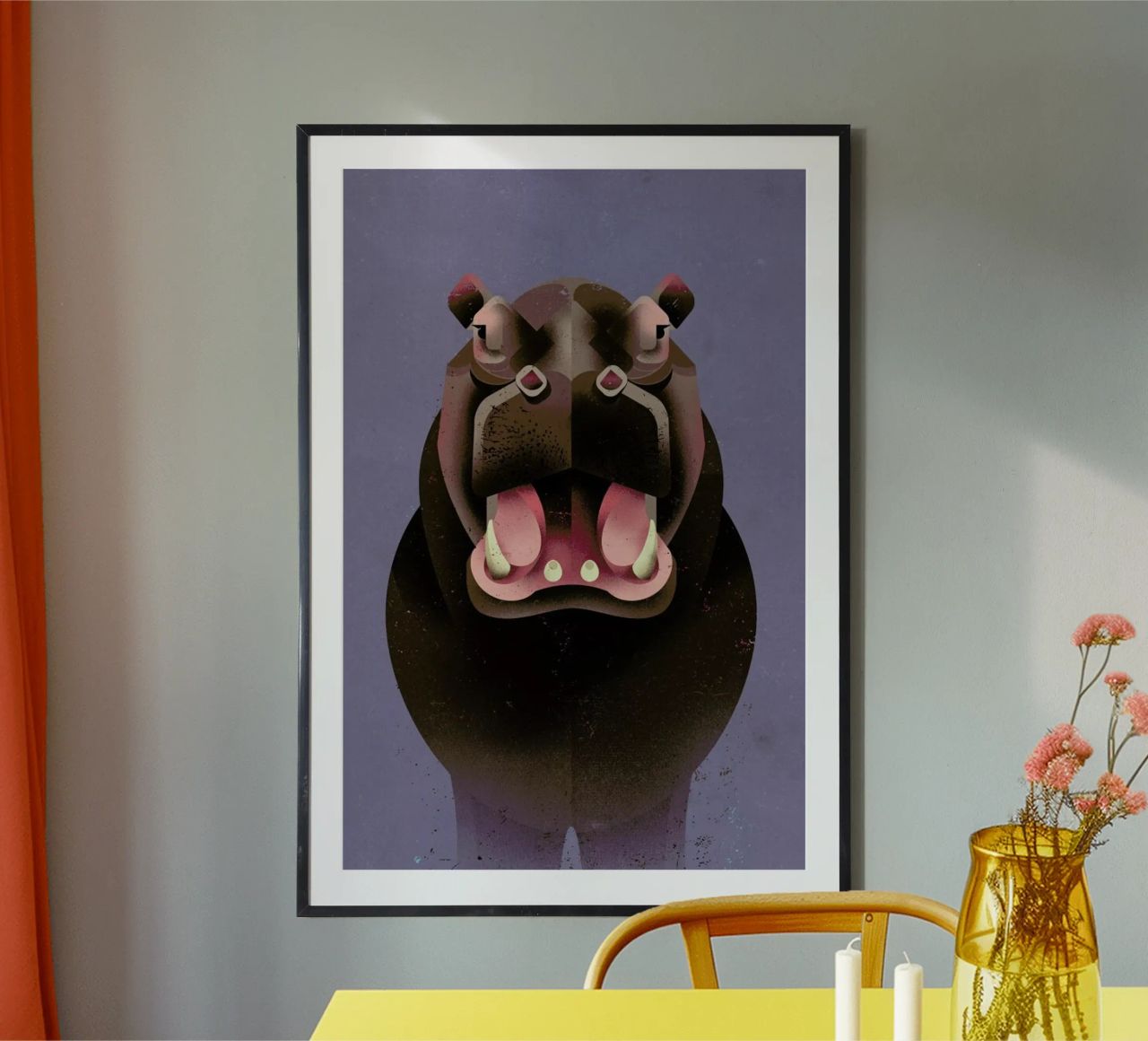 Hippo Poster von Dieter Braun