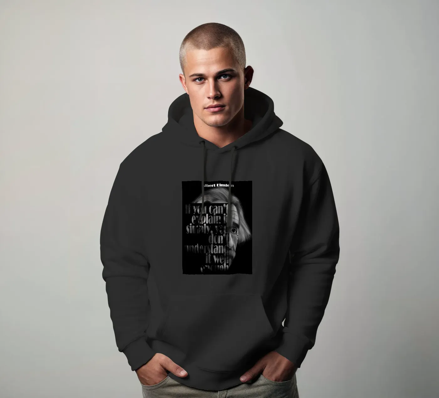 Albert Einstein Quotes hoodie by Gunawan Rb