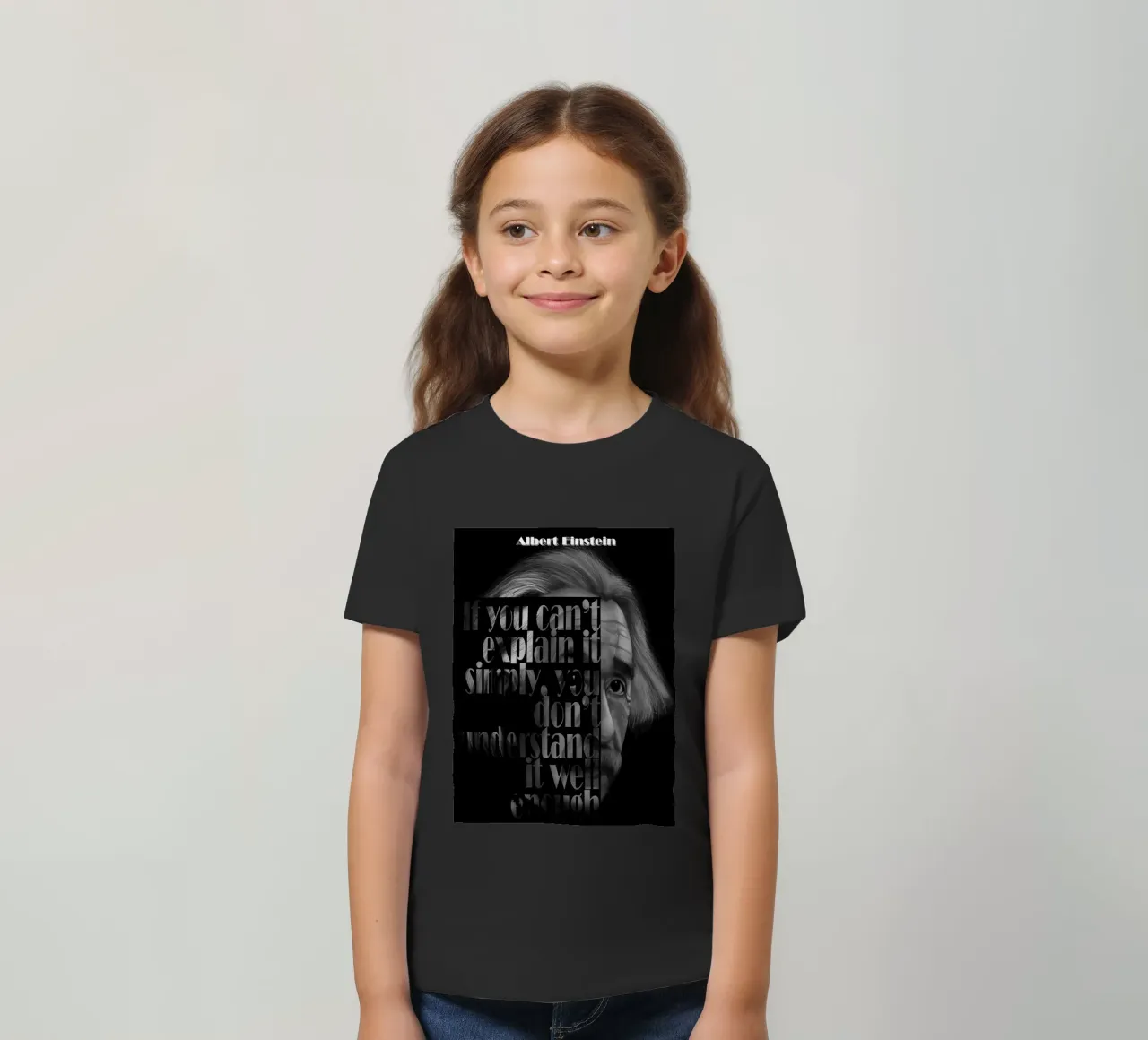Albert Einstein Citazioni t-shirt bambini da Gunawan Rb