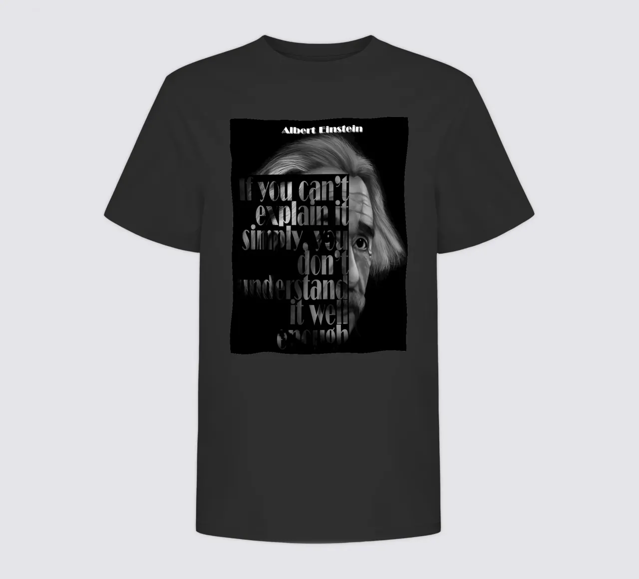 Albert Einstein Citazioni t-shirt bambini da Gunawan Rb