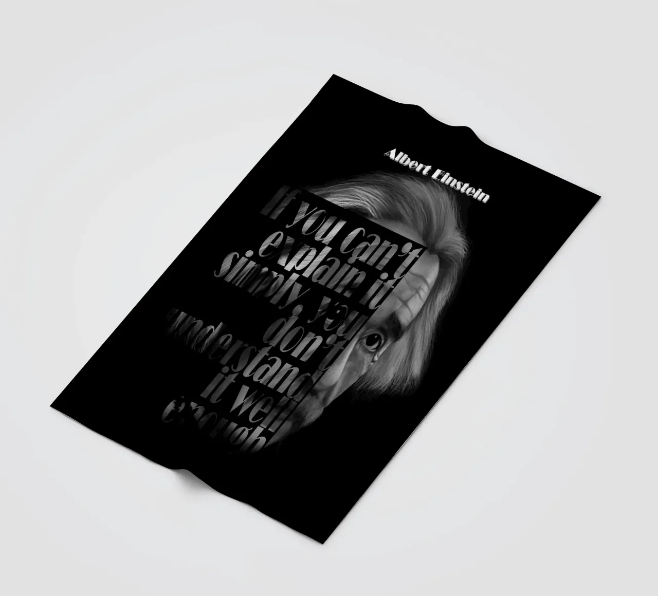 Citations d'Albert Einstein plaid polaire de Gunawan Rb