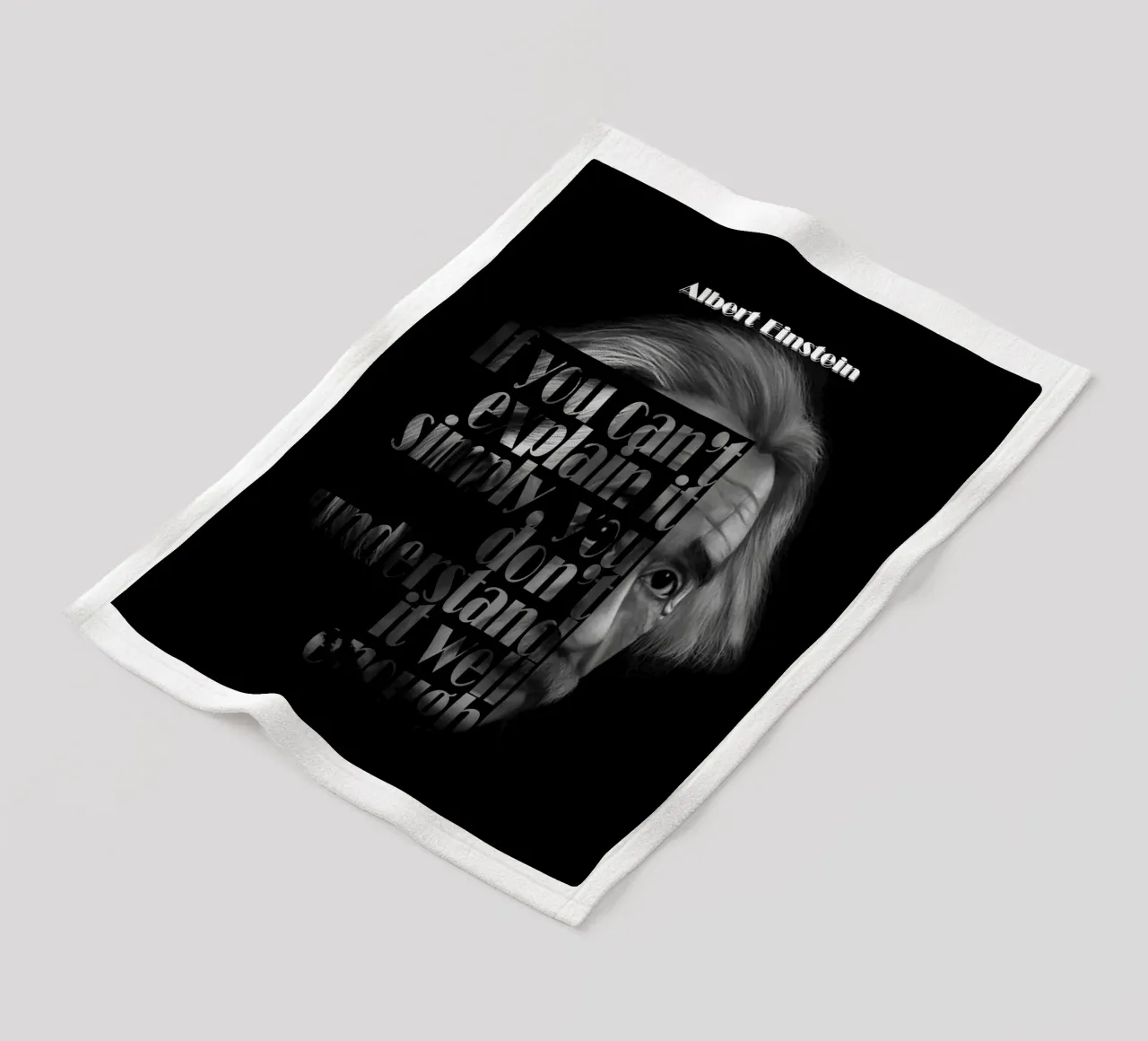 Citations d'Albert Einstein plaid polaire de Gunawan Rb