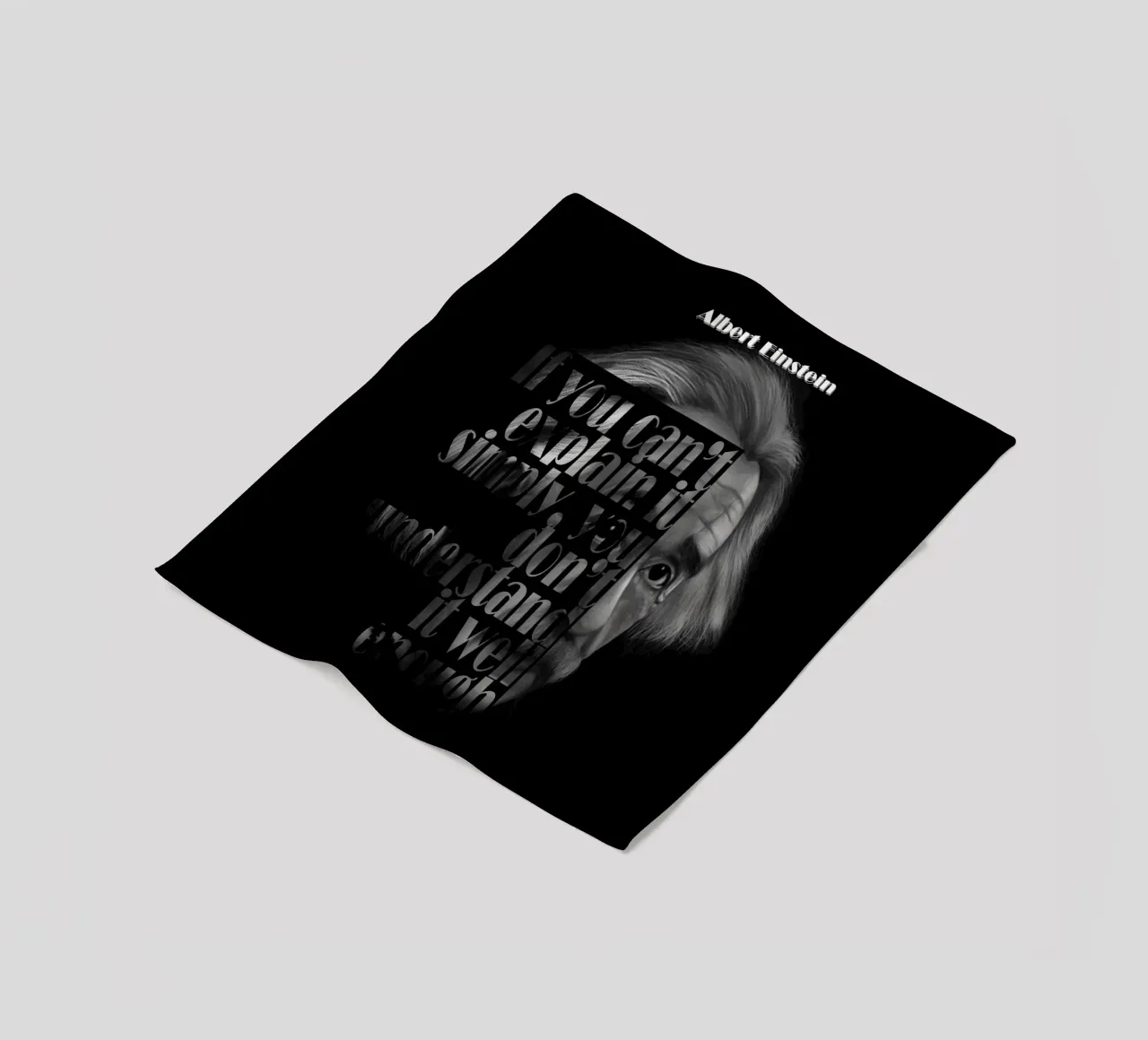 Citations d'Albert Einstein plaid polaire de Gunawan Rb