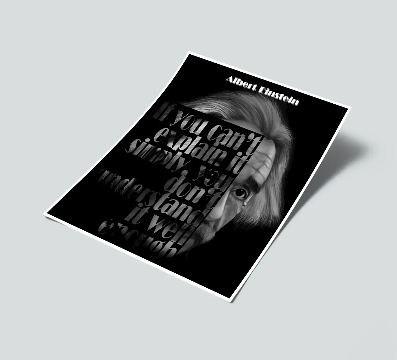 Albert Einstein Quotes sticker sheet by Gunawan Rb