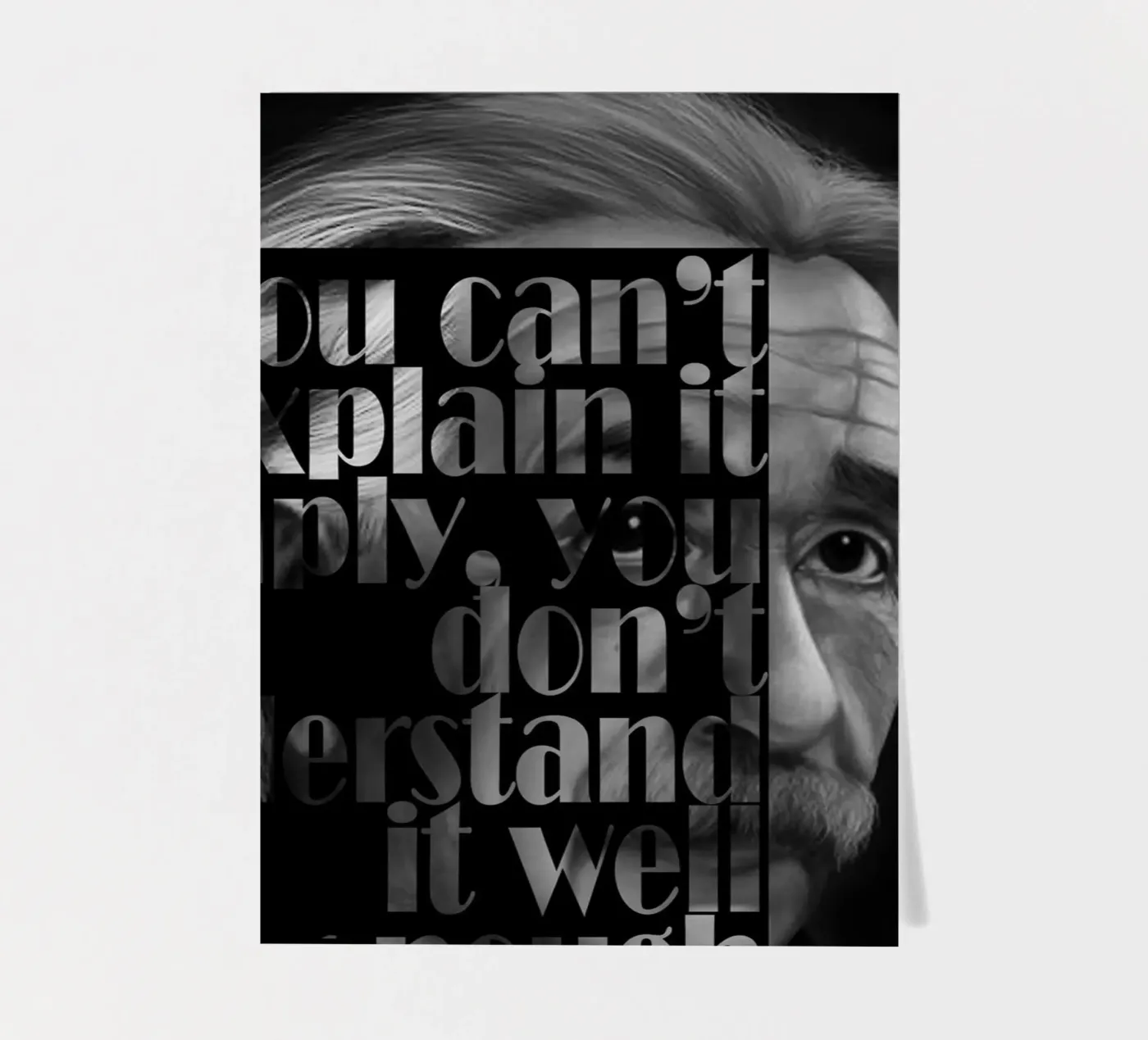 Albert Einstein Quotes planche autocollant de Gunawan Rb