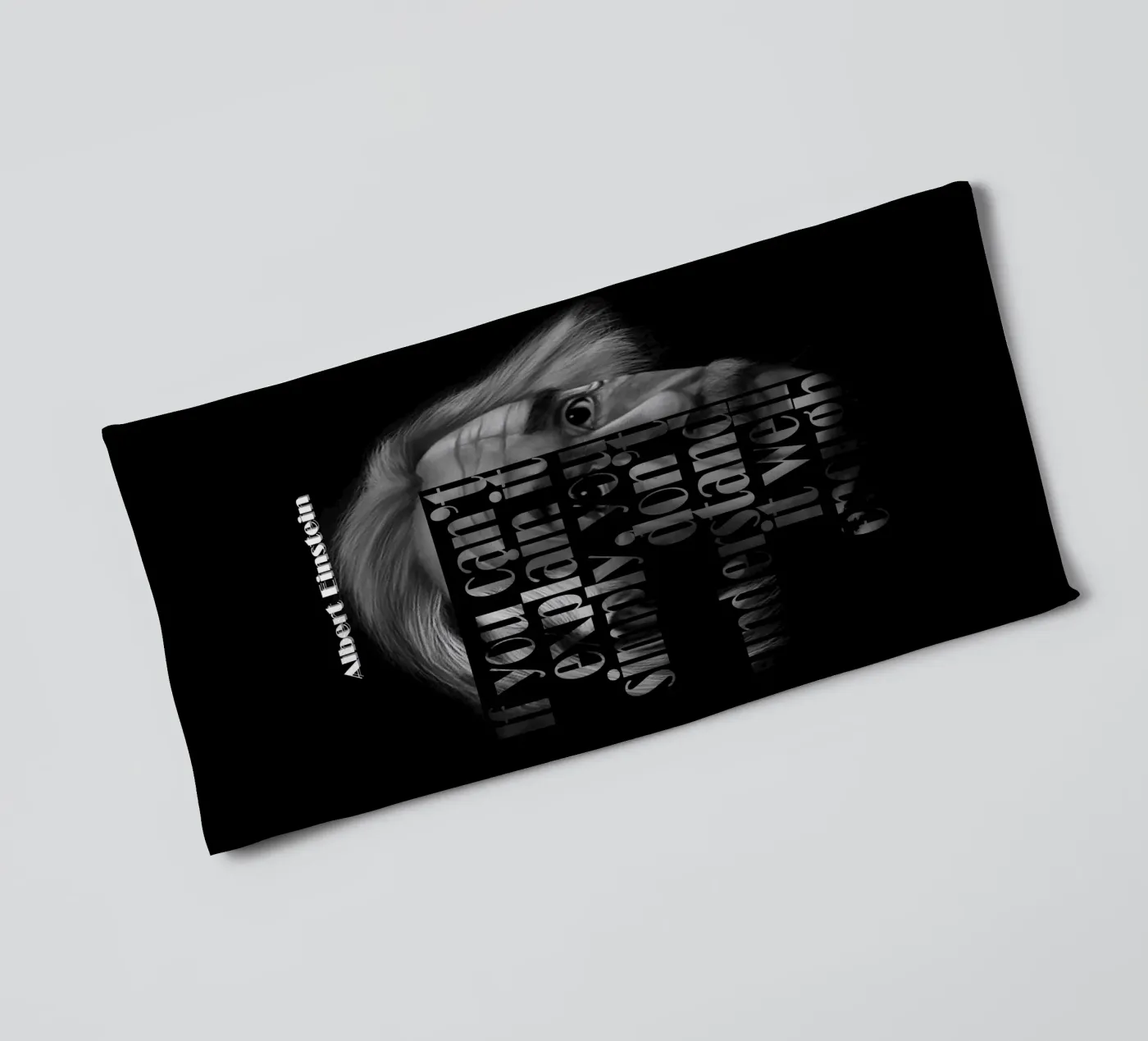 Albert Einstein Quotes Handtuch von Gunawan Rb
