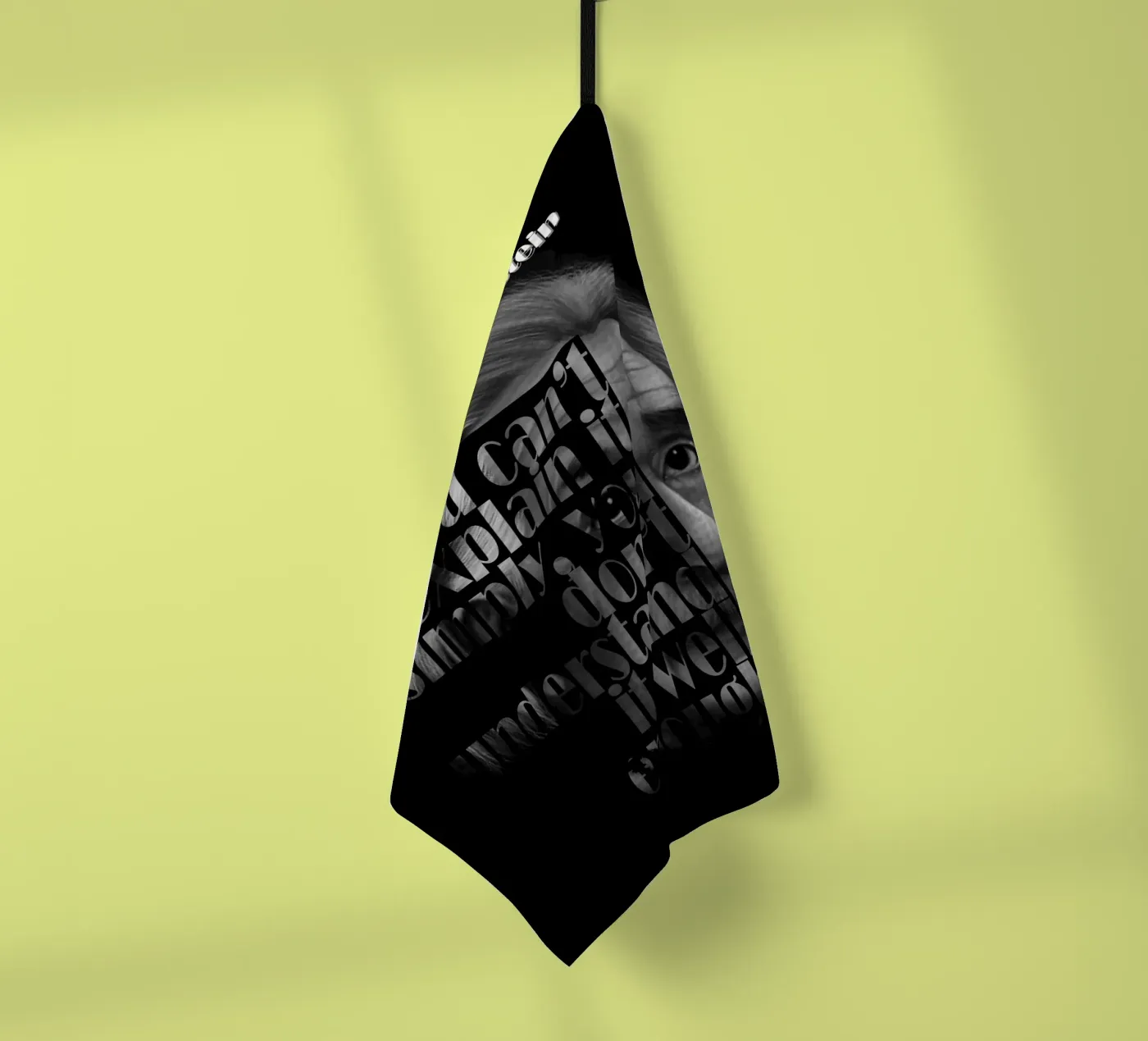 Albert Einstein Quotes Geschirrtuch von Gunawan Rb