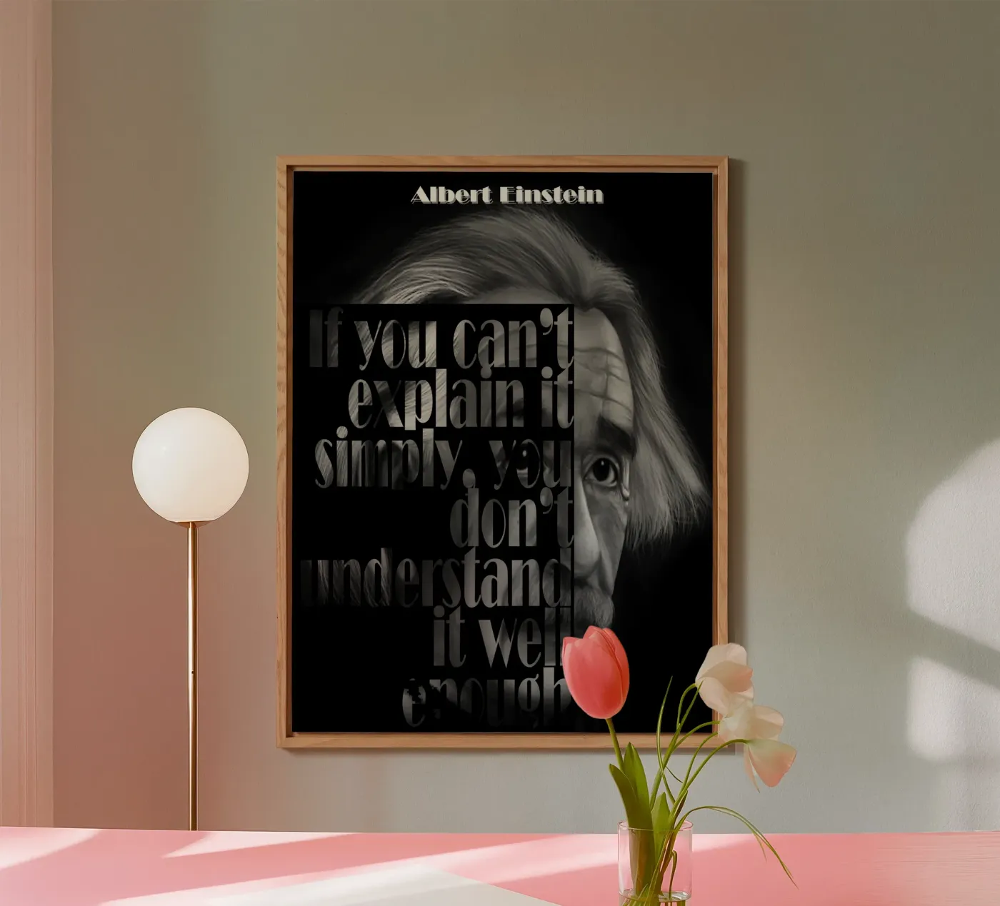 Citaten van Albert Einstein forex-plaat van Gunawan Rb