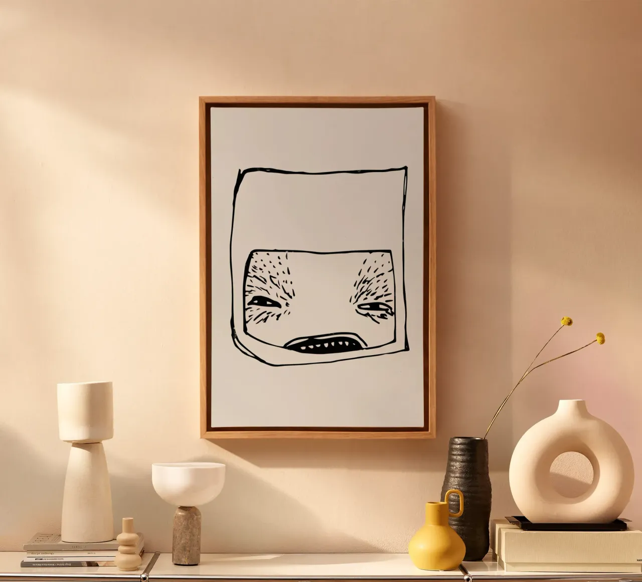 Feijao canvas met Baklijst van Arthelps gGmbH
