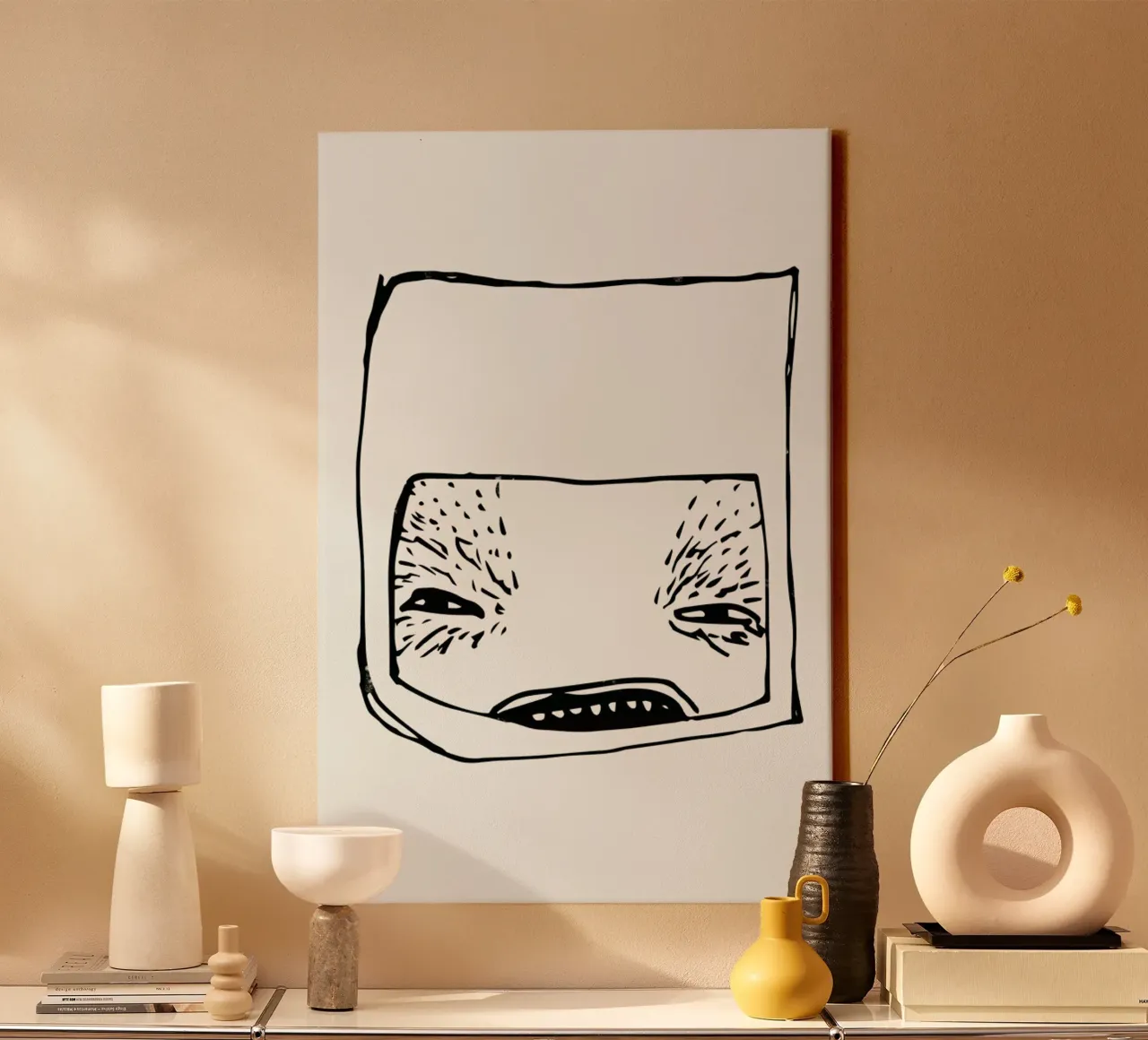Feijao canvas met Baklijst van Arthelps gGmbH