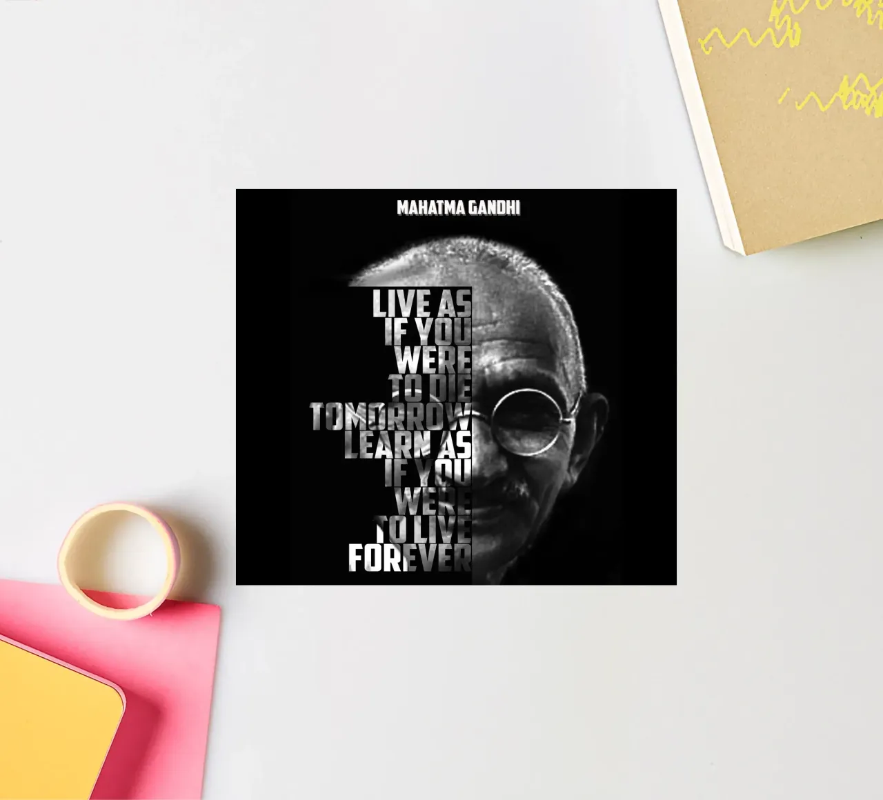 Mahatma Gandhi Quotes sticker by Gunawan Rb