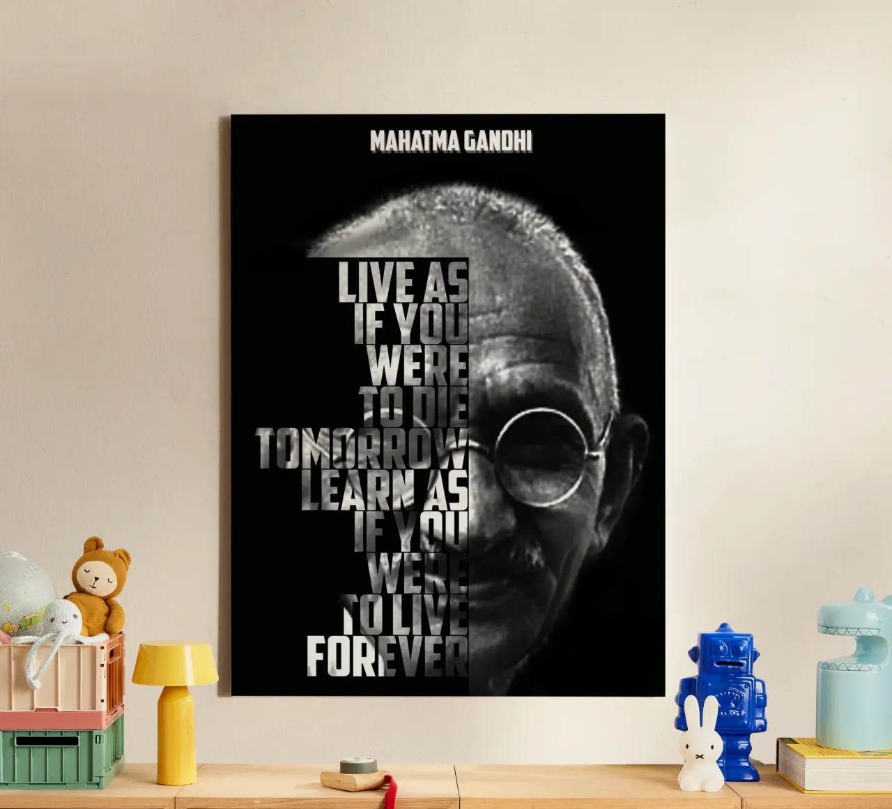 Mahatma Gandhi Citazioni tela da Gunawan Rb